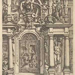 Ornament plate from Architettura, 1598. Creator: Wendel Dietterlin the Elder