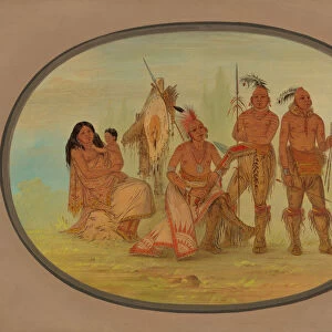 Osage Indians, 1861 / 1869. Creator: George Catlin