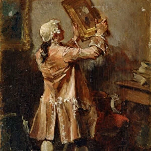 A Painting Lover, 19th century. Artist: Jean Louis Ernest Meissonier