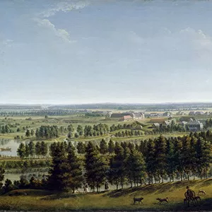 Palace Park as Seen from the Gatchina Palace, 1790s. Artist: Johann Jakob Mettenleiter