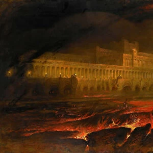 Pandemonium. Artist: Martin, John (1789-1854)