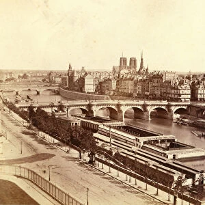 Panorama de la Cite, 1860s. Creator: Edouard Baldus