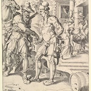 The Parable of the Good Samaritan, 1549. Creator: Dirck Volkertsen Coornhert