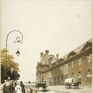 Pavillon de Flore, Tuileries, 1839. Creator: Thomas Shotter Boys
