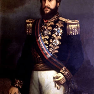 Pedro II. (1825-1891), emperor of Brazil