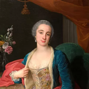 Portrait of Duchess Sforza Cesarini (d. 1765), 1768. Creator: Pompeo Batoni