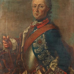 Portrait of Frederick II of Prussia (1712?1786). Artist: De la Croix, Pieter Frederik (1709-1782)