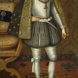 Portrait of King James I of England (1566-1625), c. 1605. Artist: De Critz (Decritz), John, the Elder (1551 / 2-1642)