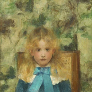 Portrait of Mademoiselle Van der Hecht, 1883. Creator: Khnopff, Fernand (1858-1921)
