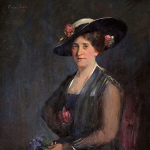 Portrait Of Olga Myers (Mrs), 1915. Creator: Emil Fuchs