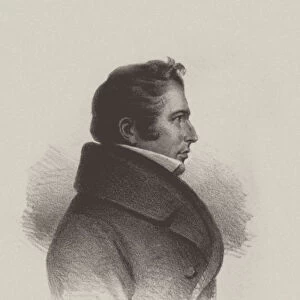 Portrait of the opera singer Heinrich Blume (1788-1856)