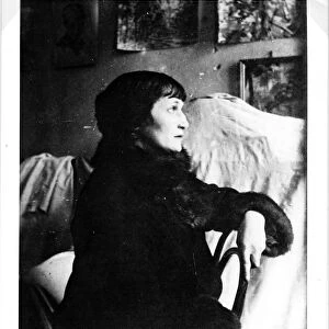 Portrait of the Poetess Anna Akhmatova (1889-1966), End 1920s
