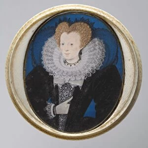 Portrait of a Woman, 1590s. Creator: Nicholas Hilliard (British, c. 1547-1619), studio of