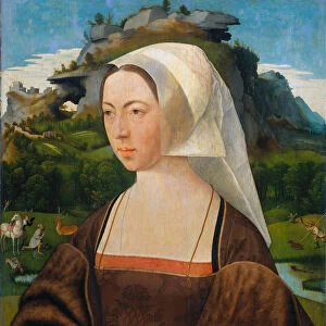 Portrait of a Woman, ca 1530. Artist: Mostaert, Jan (1472 / 73-1555 / 56)