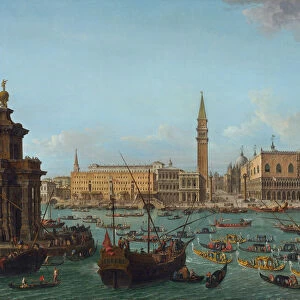 Procession of Gondolas in the Bacino di San Marco, Venice, 1742 or after