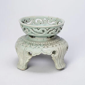 Quatrefoil Cup Stand, Korea, Goryeo dynasty (918-1392), mid-12th century
