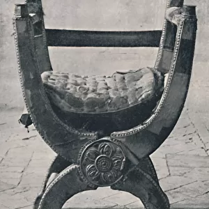 Queen Marys Chair in Winchester Cathedral. A. D. 1554. 1928