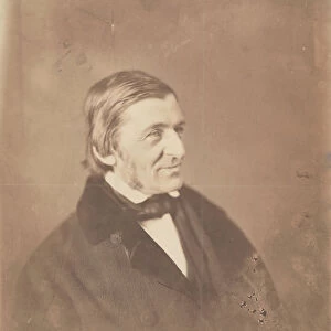 Ralph Waldo Emerson, ca. 1856. Creator: Mathew Brady
