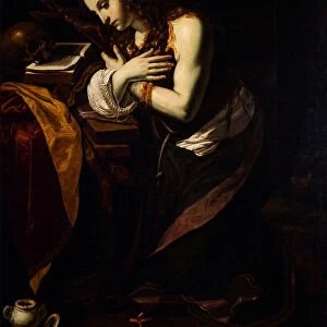 The Repentant Mary Magdalene, 1625-1630. Creator: Guerrieri, Giovanni Francesco (1589-1657)