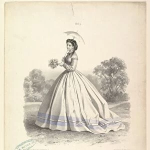 Robe Trianon, Dollfus Mieg & Cie, 1865. Creator: Lemercier et Compagnie