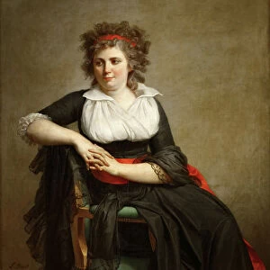 Robertine Tourteau, Marquise d Orvilliers (1772-1862). Artist: David, Jacques Louis (1748-1825)