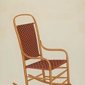Rocking Chair, c. 1938. Creator: Frank Gutting