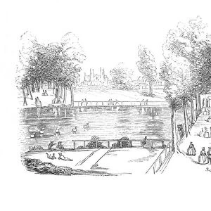 Rosamonds Pond in 1740, c1870