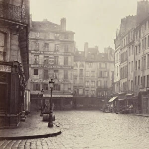 Rue de la Lingerie, de la rue Berger, 1860s-70s. Creator: Charles Marville