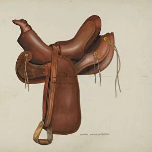 Saddle, c. 1936. Creator: Eva Fox