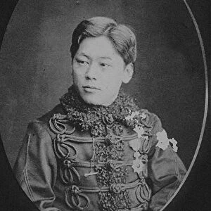 Sagen Ishizuka (1850-1909) at the Age of 26, 1876. Creator: Anonymous