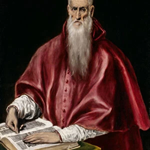 Saint Jerome as Scholar, ca. 1610. Creator: El Greco