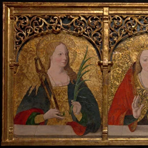 Saints Apollonia, Barbara, and Agatha, 1490 / 1500. Creator: Master Alejo