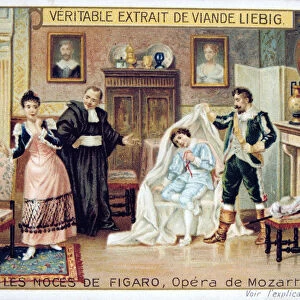Scene from Mozarts opera The Marriage of Figaro, 1786 (1905)
