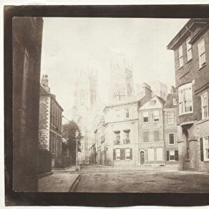A Scene in York, 1845. Creator: William Henry Fox Talbot (British, 1800-1877)