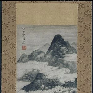 Scholar in Landscape, Yuan dynasty (1280-1368), 14th century or later. Creator: Unknown