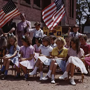 School children, half of Polish and half of Italian... festival in May 1942, Southington, Conn. 1942 Creator: Charles Fenno Jacobs