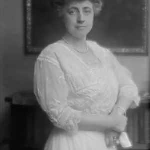 Schwan, L.M. Mrs. portrait photograph, 1913 Apr. 7. Creator: Arnold Genthe
