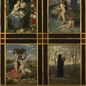 The Four Seasons, 1850. Creator: Henry Picou (French, 1824-1895); Jean-Leon Gerome