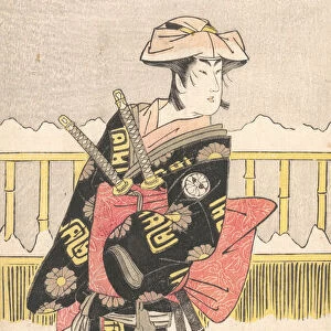 Segawa Kikunojo III as a Samurai, ca. 1790. Creator: Katsukawa Shun ei