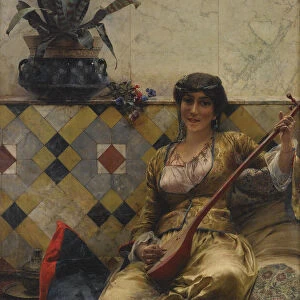 Serenade in the Harem. Artist: Bredt, Ferdinand Max (1860-1921)
