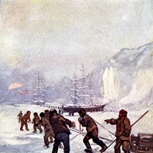 The ships were called the Terror and the Erebus, 1847, (1905). Artist: As Forrest