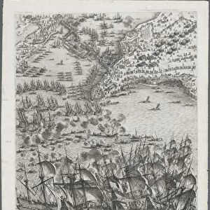 The Siege of La Rochelle: Plate 11, 1628-1630. Creator: Jacques Callot (French, 1592-1635)