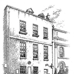 Sir Isaac Newtons House, St Martins Street, London, 1912. Artist: Frederick Adcock