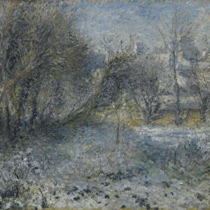 Snow-covered Landscape, 1870-1875. Artist: Renoir, Pierre Auguste (1841-1919)