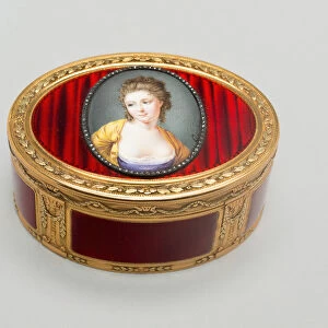 Snuff Box: Portrait of Duchess of Marlborough, Paris, c. 1775