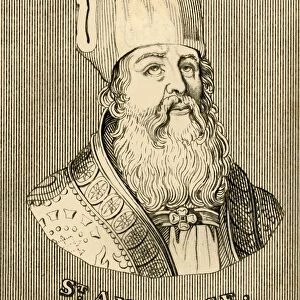 St. Ambrose, (c340-397), 1830. Creator: Unknown