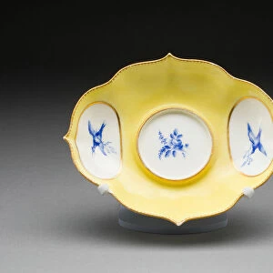 Stand for a Mustard Pot, Vincennes, 1751 / 52. Creators: Vincennes Porcelain Manufactory