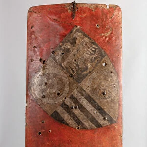 Standing Shield, German, Erfurt, 1385-87. Creator: Unknown