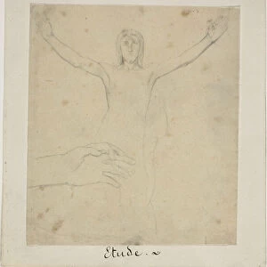 Study for Resurrection, c. 1855. Creator: Jules Elie Delaunay