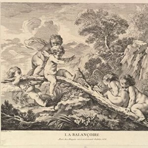 The Swing, ca. 1738. Creator: Pierre Alexandre Aveline